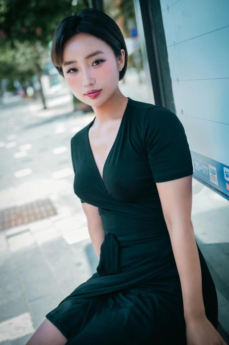 Booty Queen 公园黑裙