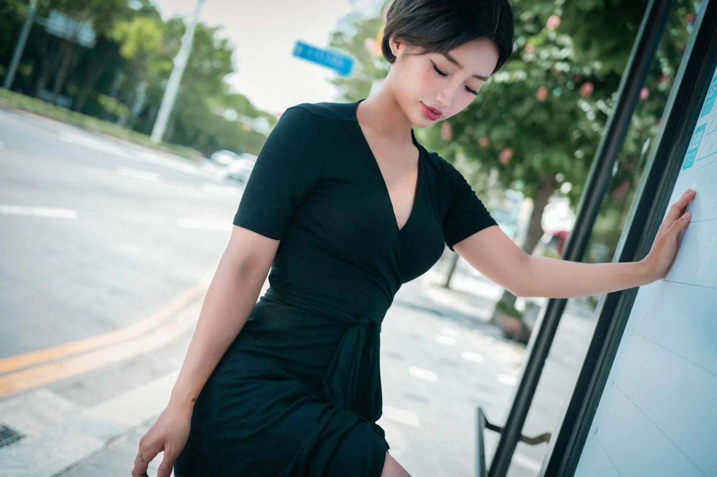 Booty Queen 公园黑裙